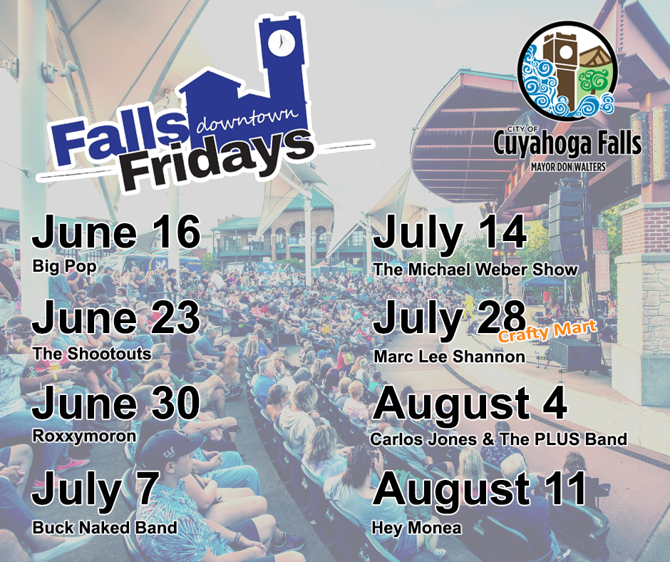 Cuyahoga Falls Downtown Fridays 2024 Calendar Shirl Doroteya